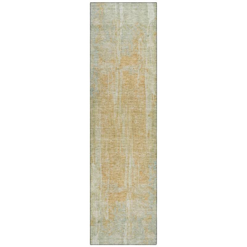 Machine Washable Indoor/ Outdoor Vintage Ombre Chantille Rug