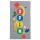 preview thumbnail 2 of 40, Hasbro Microfiber Beach Towel 30 x 60 inches - Twister Spin Around