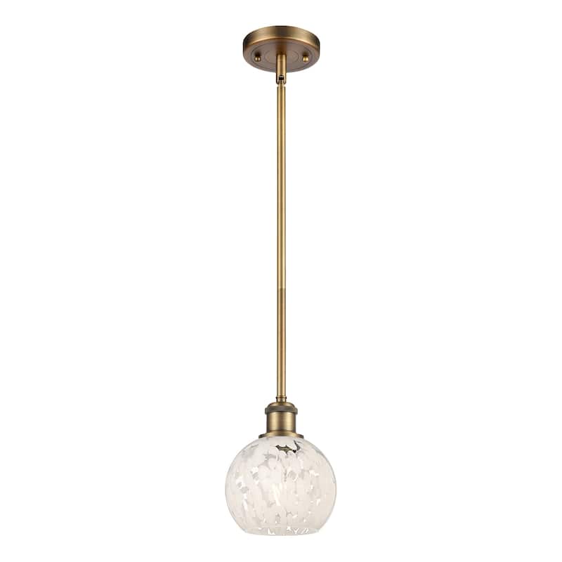 Innovations Lighting 516-1S-8-6 White Mouchette Pendant White