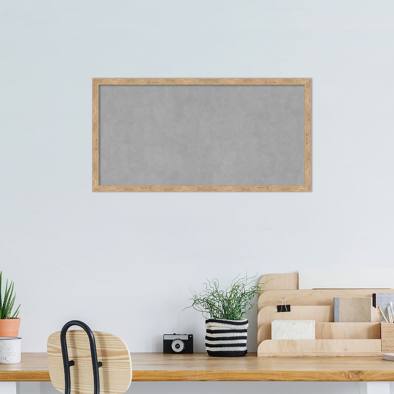 Amanti Art Imprint Light Bronze Framed Magnetic Board