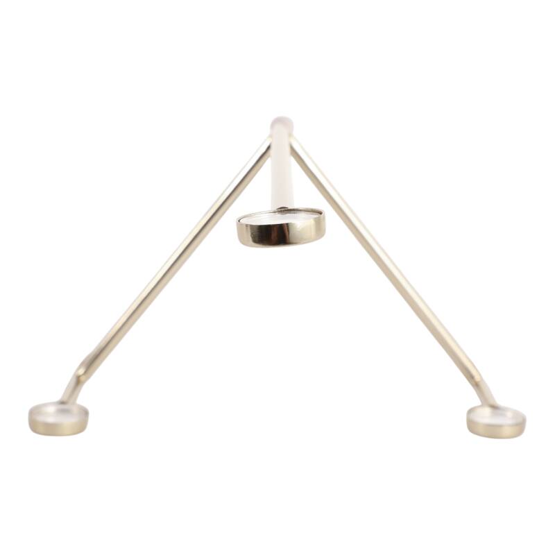 Stylish Metal and Acrylic Easel Stand Decorative Object