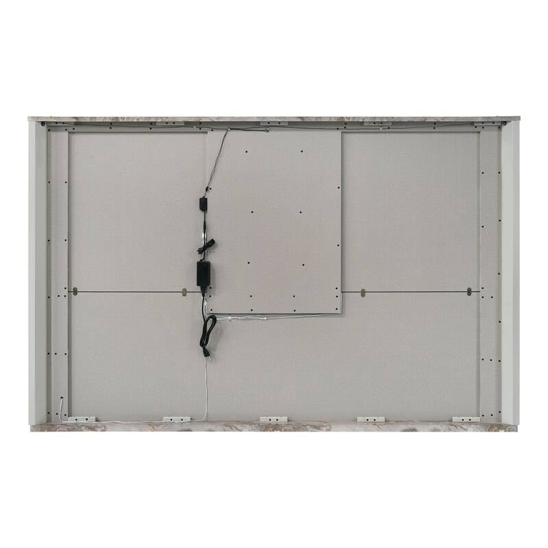 Furniture of America Sherri Modern 3-Piece Light Grey Solid Wood Kids Platform Bedroom Set with LED