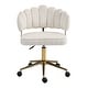 preview thumbnail 12 of 118, Velvet Home Office Desk Chair, Height Adjustable Task Chair, Armless Single Chair with Wheels, 360° Swivel Vanity Chair - N/A