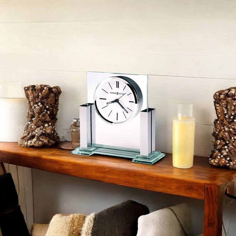 Howard Miller Metropolitan Tabletop Clock - Clear