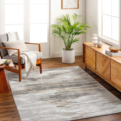 Livabliss San Fran Modern Watercolor Area Rug