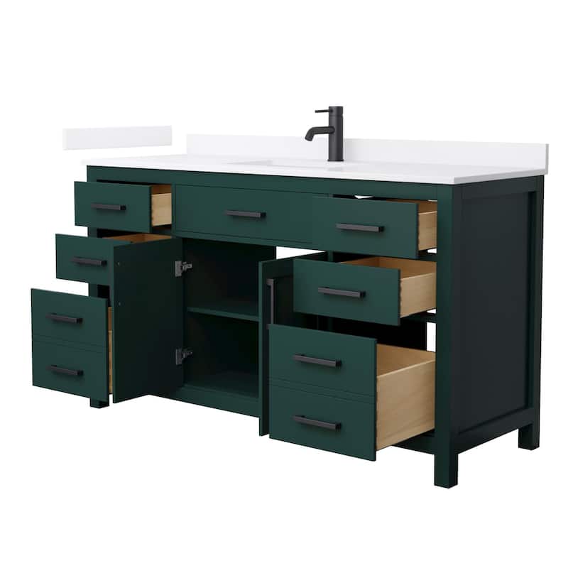 Wyndham Collection WCG2424-60S-QTZ-UNSMXX Beckett 60" Free Standing
