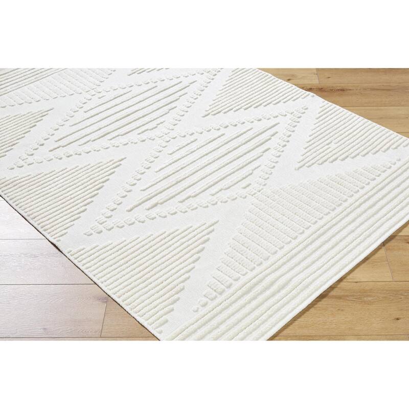 Livabliss Lyna Global Diamond Washable Area Rug