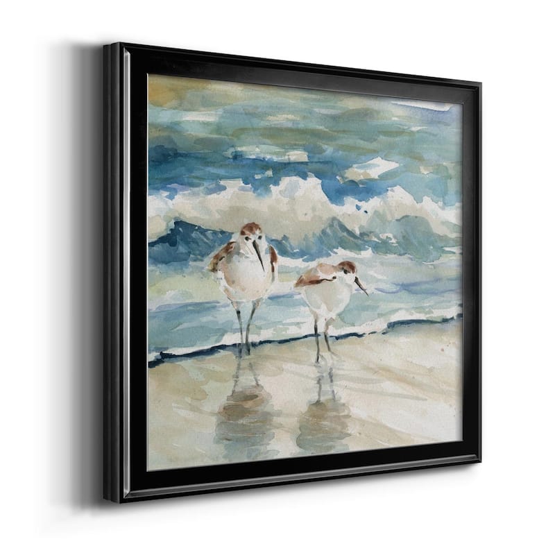 Beach Birds-Premium Framed Canvas - Ready to Hang