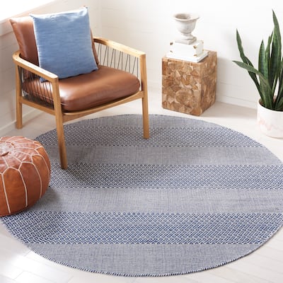 SAFAVIEH Handmade Montauk Alden Flatweave Cotton Fringe Rug