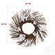 preview thumbnail 6 of 8, Haunted Hill Farm 20-In. Battery-Operated Natural Twig Wreath with LED Lights and Spooky Ghosts