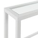 preview thumbnail 10 of 20, Cordero Wood Glass Top 72-Inch Wide Counter Height Console Bar Table and 3 Stools Set