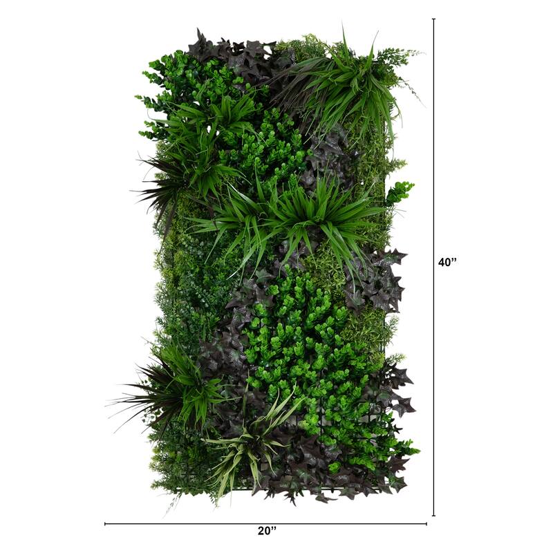 Borneo Jungle Artificial Living Wall Panel - 40"