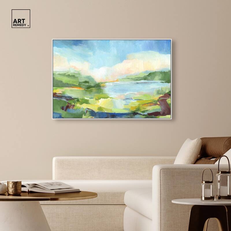Walk on a Sunny Day Canvas by Art Remedy