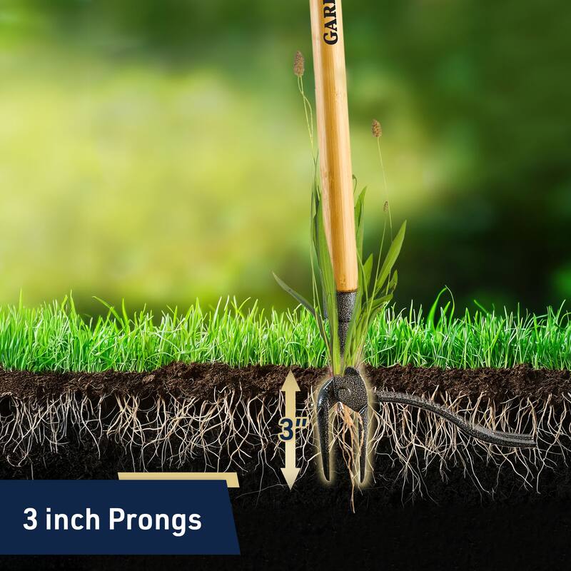 Kings County Tools 45.6-inch Stand Up Weed Puller Tool with Long Handle