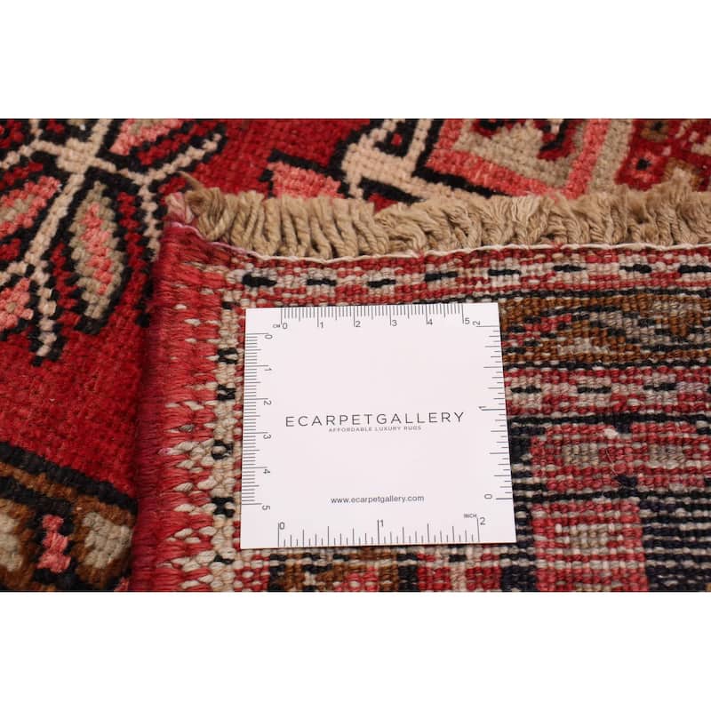 ECARPETGALLERY Hand-knotted Konya Anatolian Red Wool Rug - 3'10 x 10'4
