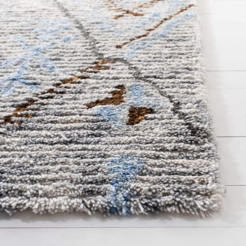 SAFAVIEH Handmade Casablanca Shag Synne Wool Rug