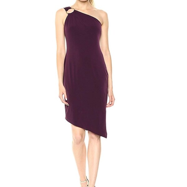calvin klein eggplant dress