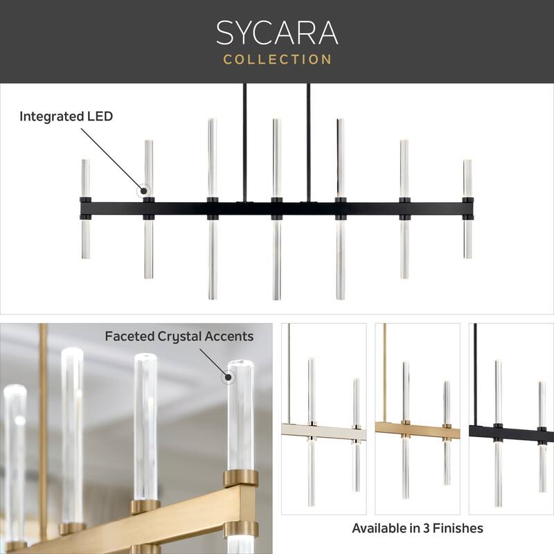 Kichler Lighting Sycara 36.25 in. 6-Light Integrated LED Chandelier
