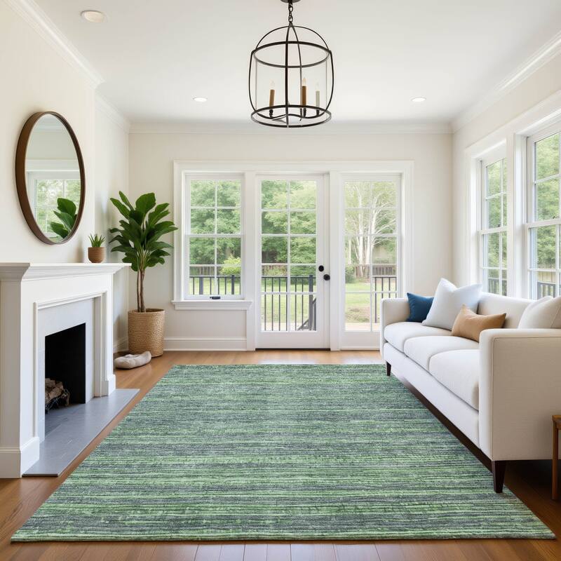 Premium Washable Super Soft Casual Stripes Mayfield Rug