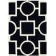 preview thumbnail 35 of 82, SAFAVIEH Handmade Cambridge Tula Modern Moroccan Wool Rug 2' x 3' - Black/Ivory - Rectangle