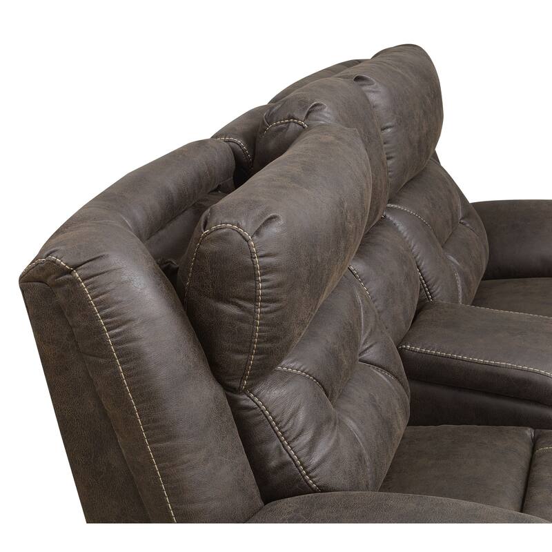 Steve Silver Asbury Power Reclining Loveseat with Console