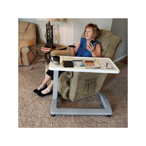 Carex Overbed Table And Hospital Bed Table - Table With Wheels - Over The Bed Table For Home Use And Hospital-549282
