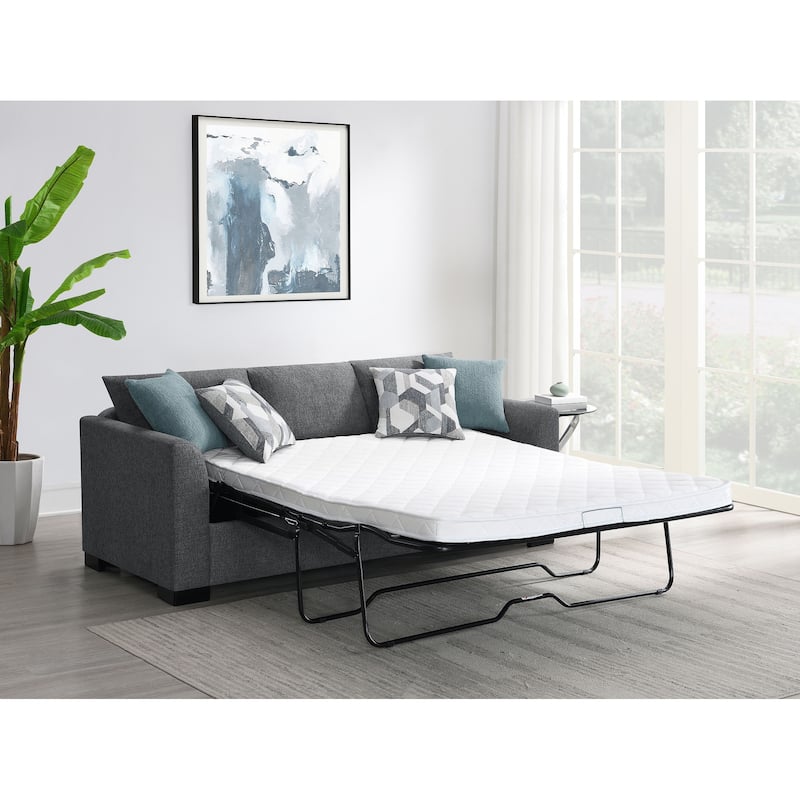 Storey Upholstered Sleeper Sectional Chaise Sofa