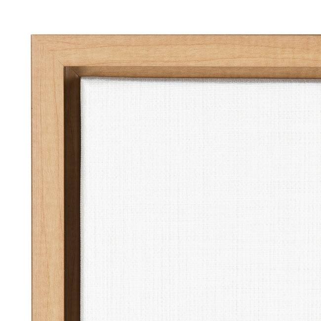 Canvas Art Framed 'Willow Still Life Gray Pots' by Julia Purinton - Black