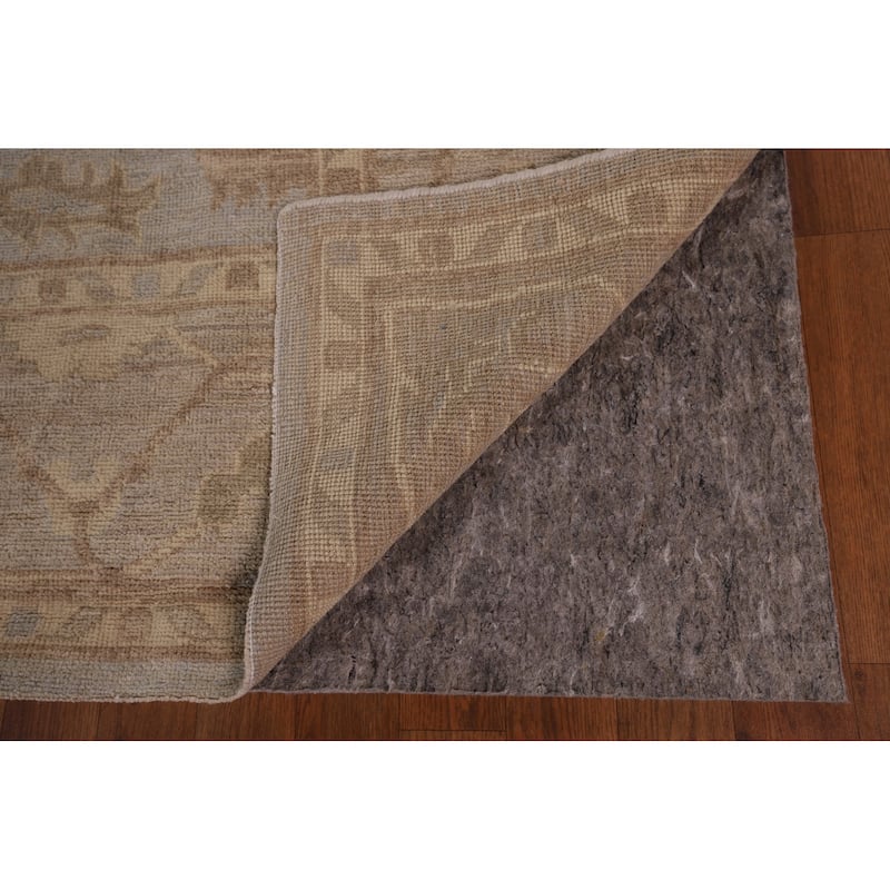 Vegetable Dye Oushak Area Rug Handmade Wool Carpet - 8'2" x 9'7"