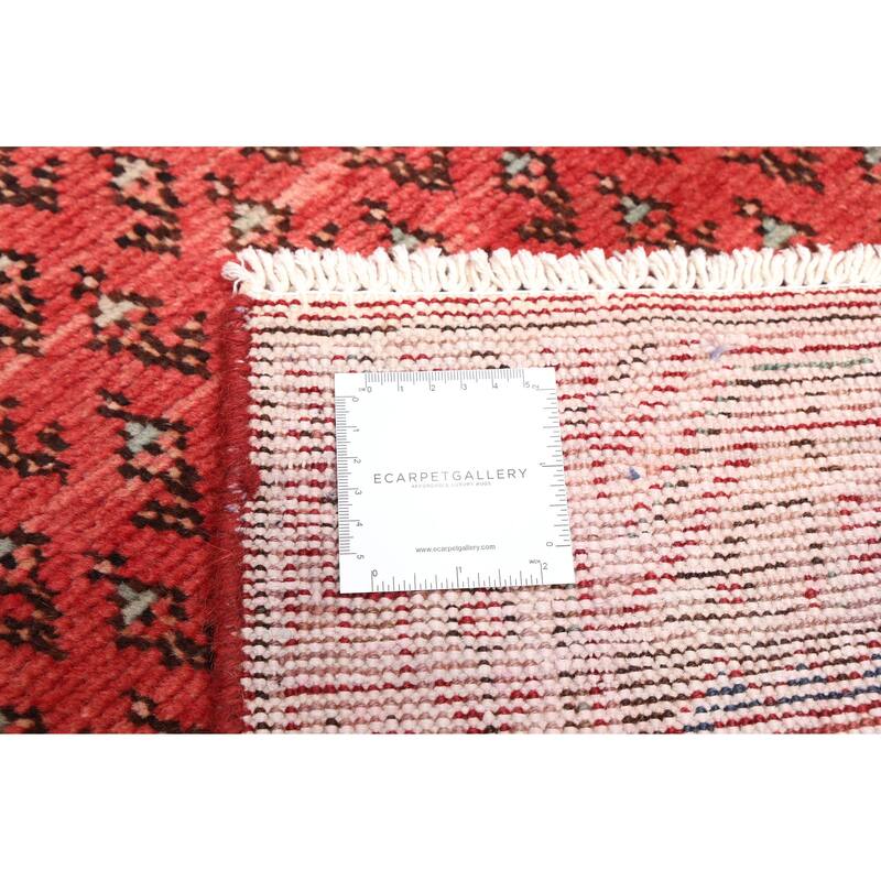 ECARPETGALLERY Hand-knotted Andelz Red Wool Rug - 3'2 x 9'10