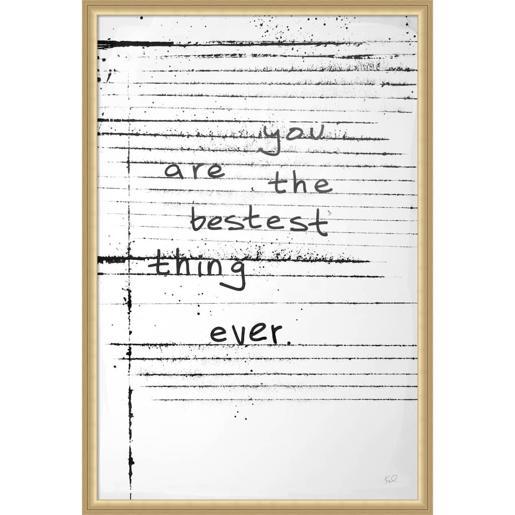 Amanti Art Framed Fabric Pinboard Passing Notes by Kent Youngstrom Printed Bulletin Board - Board Size 24 x 36