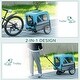 preview thumbnail 12 of 15, Aosom 2-In-1 Dog Bike Trailer, Pet Trolley Cart with 360 Swivel Quick-release Wheel, Bicycle Wagon