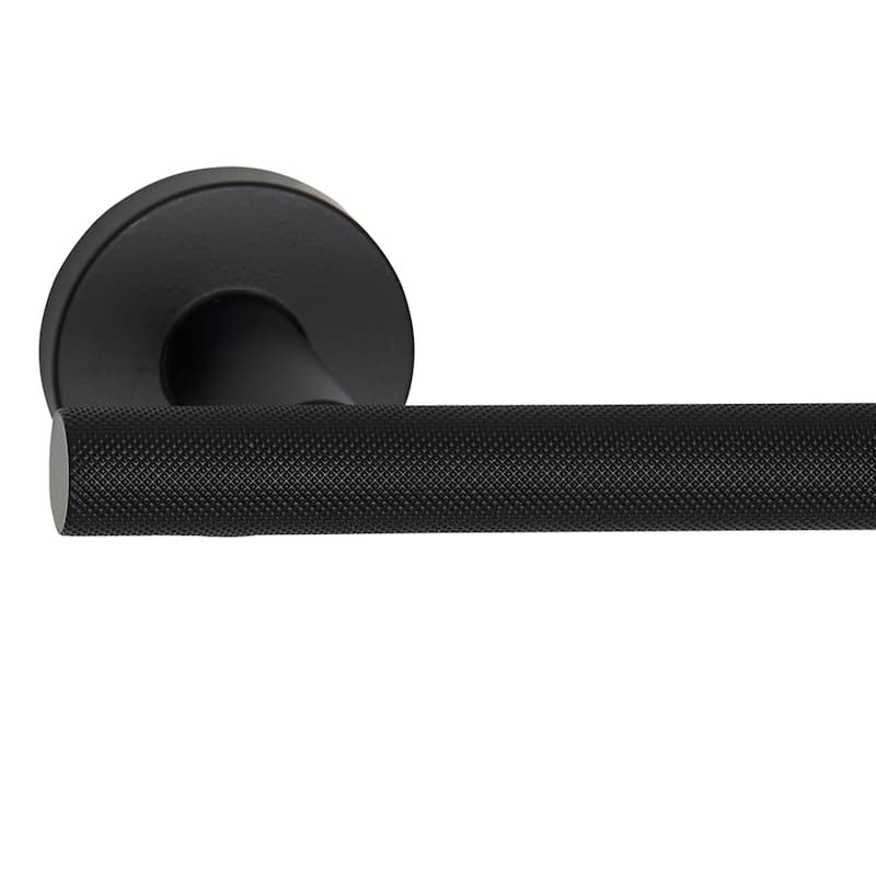Alno A9466L-KNURLED Vita Bella Modern Diamond Knurled Bar Left Side