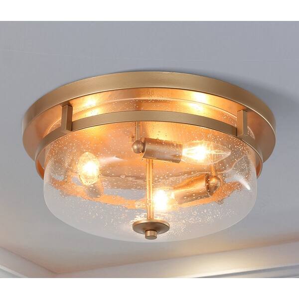 Modern Farmhouse 3 Light Full Flush Mount Ceiling Lights Overstock 30394938