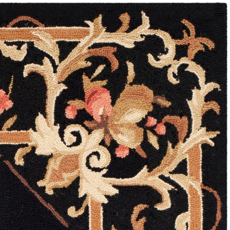 SAFAVIEH Handmade Chelsea Hasime French Country Wool Rug