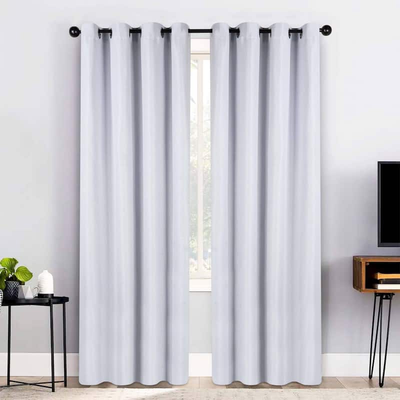 Superior Jaxon Washable Room Darkening Curtains, Set of 2 Panels