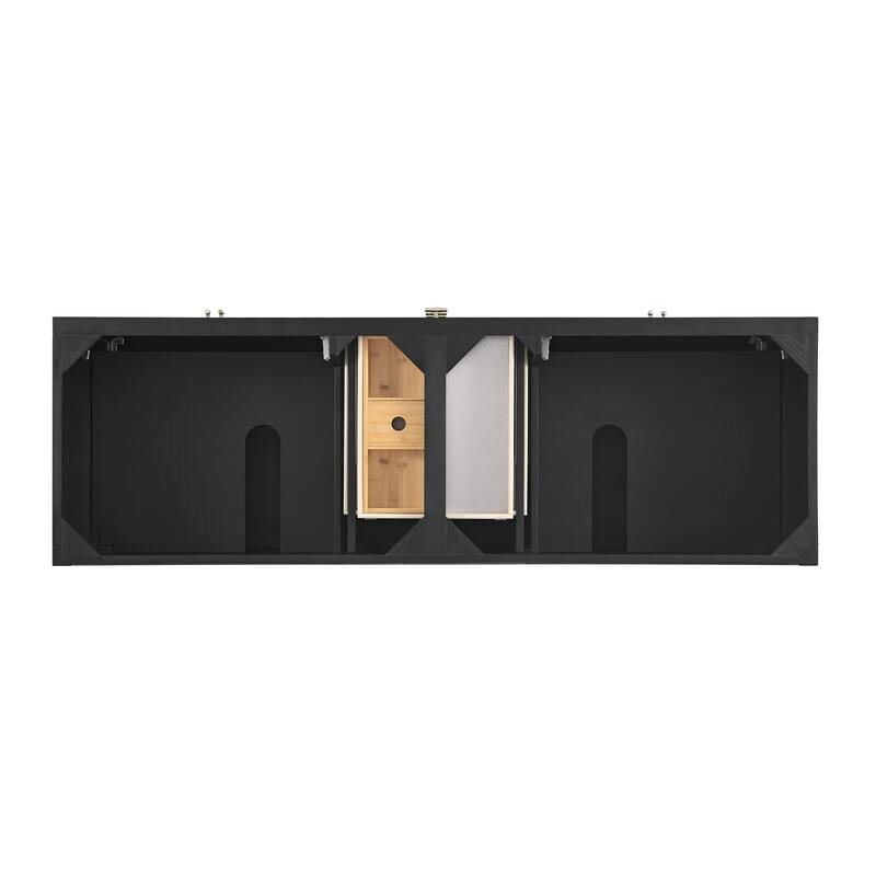 James Martin Vanities Myrrin 72" Vanity, Carbon Oak