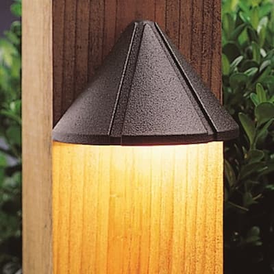 Kichler Six Groove 4" LED Deck and Step Light - 3000K