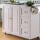 preview thumbnail 20 of 26, Dolly Madison Kitchen Cart with Stainless Steel Top by Homestyles