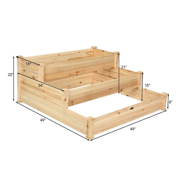 Raised vegetable garden bed elevated planter kit