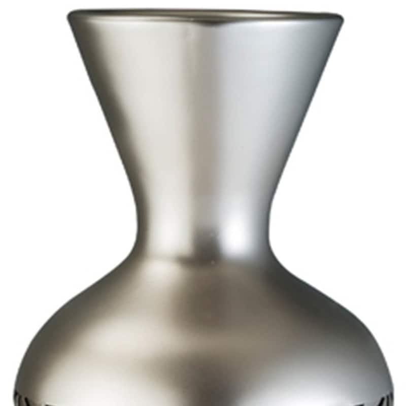 Polyresin Floor Vase, Geometric Cylinder Shape Watertight
