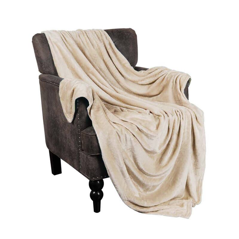 Superior Fleece Plush Medium Weight Soft Fluffy Decorative Blanket