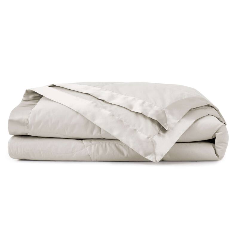 Soft Down Oversized Blanket with Satin Trim for Bed 100 Cotton On Sale Bed Bath & Beyond