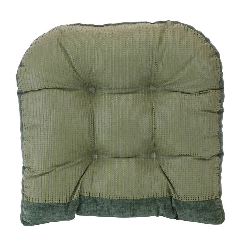 Klear Vu Gripper Overstuffed Universal Non-Slip Dining Chair Cushions