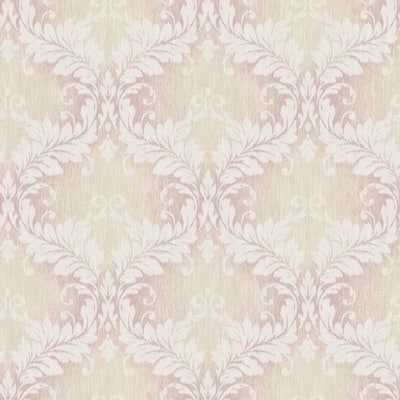 Galerie Wallcoverings Nordic Elements Embossed Floral Damask Trellis Non-woven Matte Wallpaper Roll