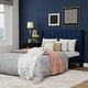 preview thumbnail 88 of 88, AUFANK Upholstered Platform Bed Frame with Headboard Wooden Slats Support Blue - Full