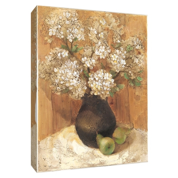 PTM Images 9-154652 PTM Canvas Collection 10" x 8" - "Hydrangea with Pears" Giclee Hydrangeas Art Print on Canvas