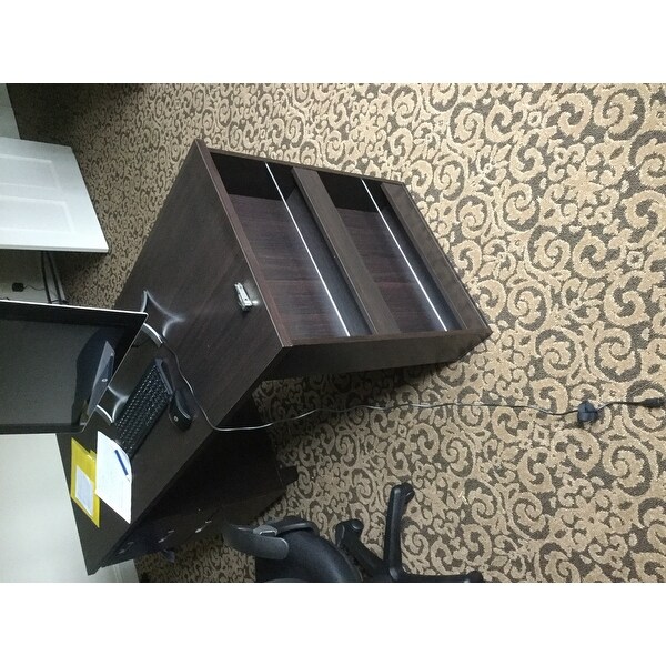 furniture of america tuston espresso office desk with built-in furniture of america tuston espresso office desk with built-in