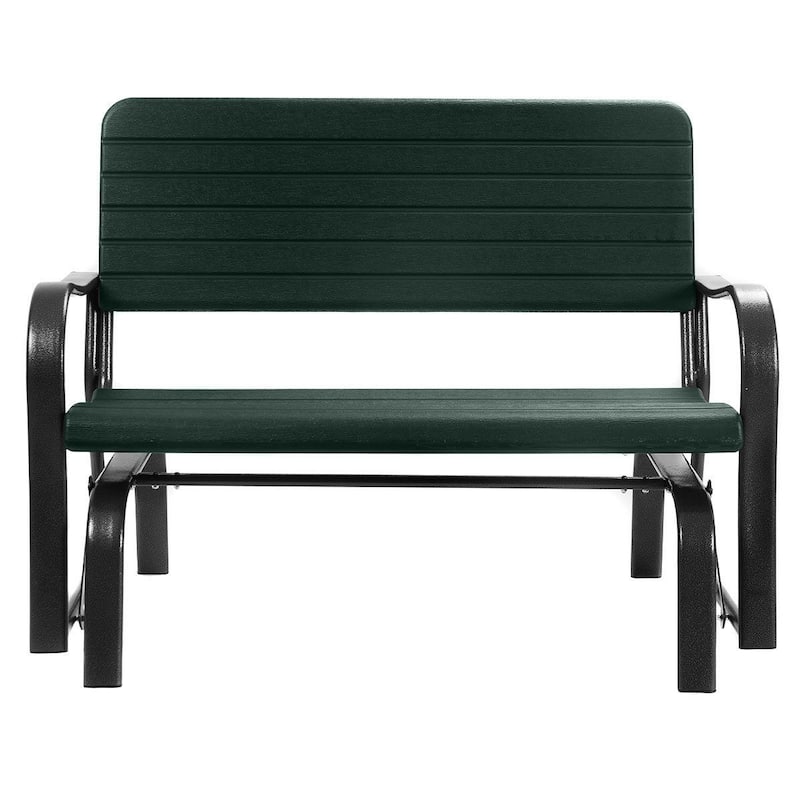 Costway Outdoor Patio Swing Porch Rocker Glider Bench Loveseat Garden