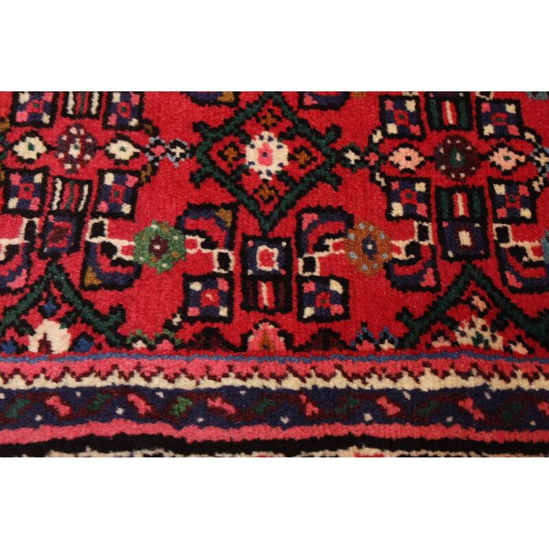 ECARPETGALLERY Hand-knotted Andelz Red Wool Rug - 2'8 x 9'2